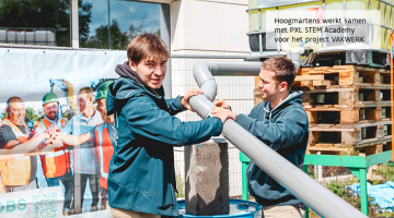 Hoogmartens werkt samen met PXL STEM Academy voor het project VAKWERK