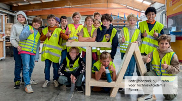 Bedrijfsbezoek bij Eurabo voor TechniekAcademie Ronse